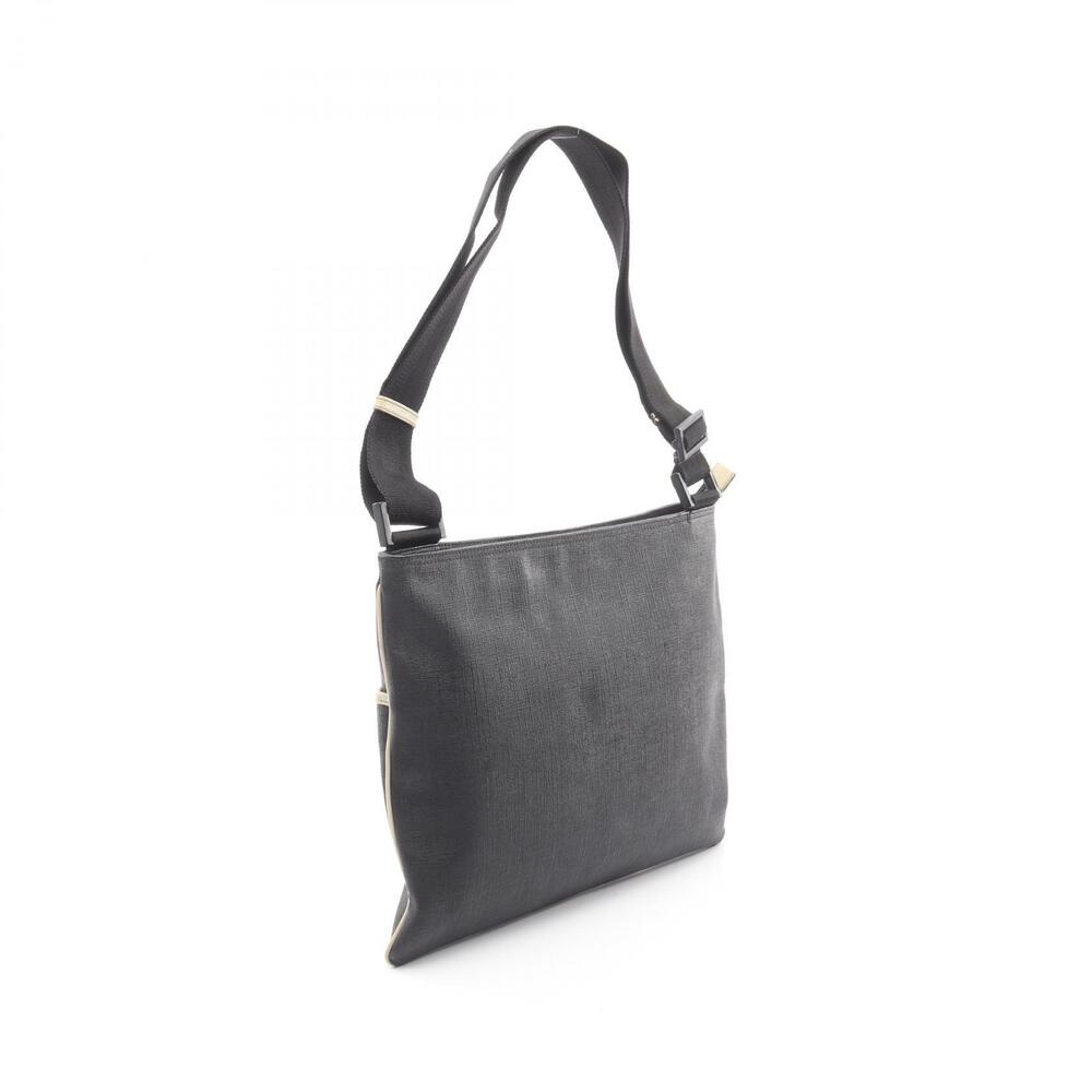 Gucci Gray White Shoulder Messenger Canvas Leather Bag